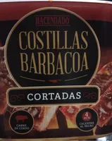 Costilla bbq cortada