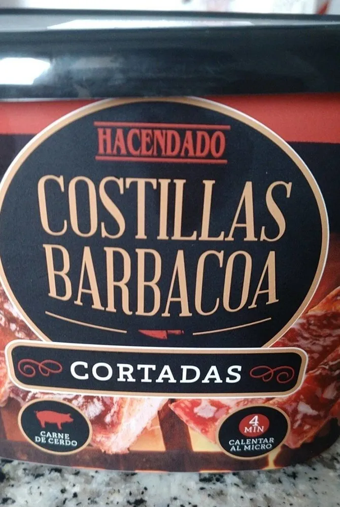Costillas barbacoa