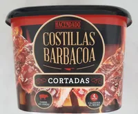 Costillas barbacoa cortadas