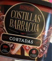 Costillas barbacoa cortadas