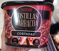 Costillas barbacoa cortadas