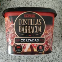 Costillas barbacoa cortadas