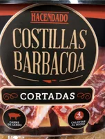 Costilla bbq cortada