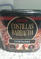 Costillas barbacoa cortadas