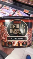 Costillas barbacoa cortadas