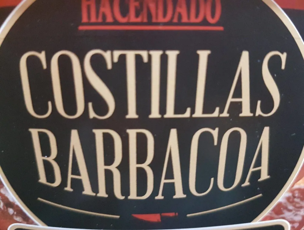 Costillas barbacoa cortadas