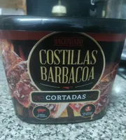 Costillas barbacoa cortadas