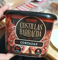 Costillas barbacoa cortadas