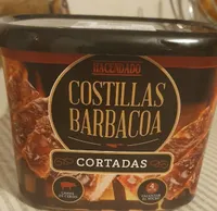 Costilla bbq cortada
