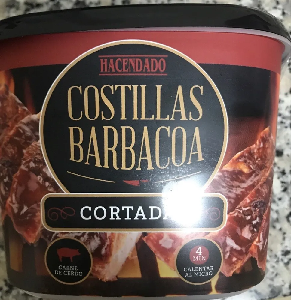 Costillas a la barbacoa