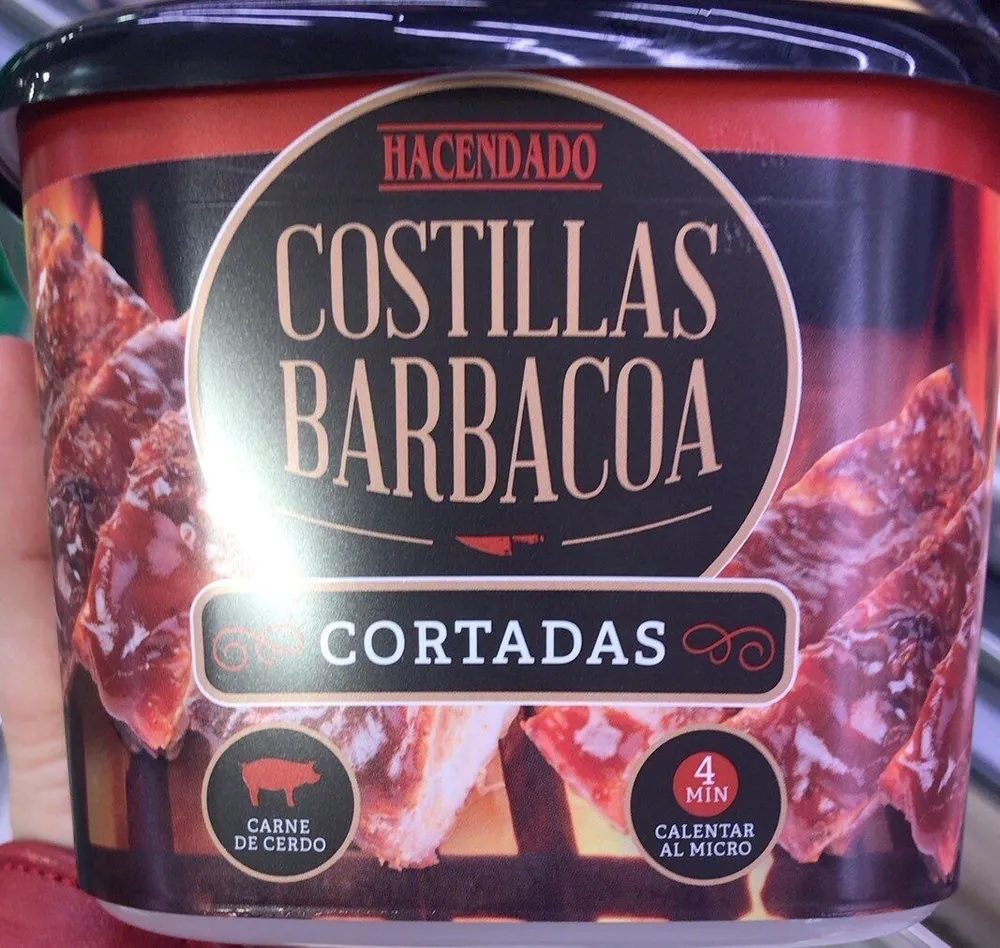 Costillas Barbacoa cortada