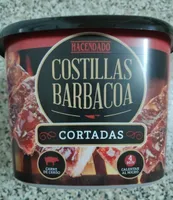 Costillas barbacoa cortadas