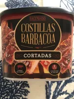 Costillas barbacoa cortadas