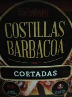 Costillas barbacoa cortadas