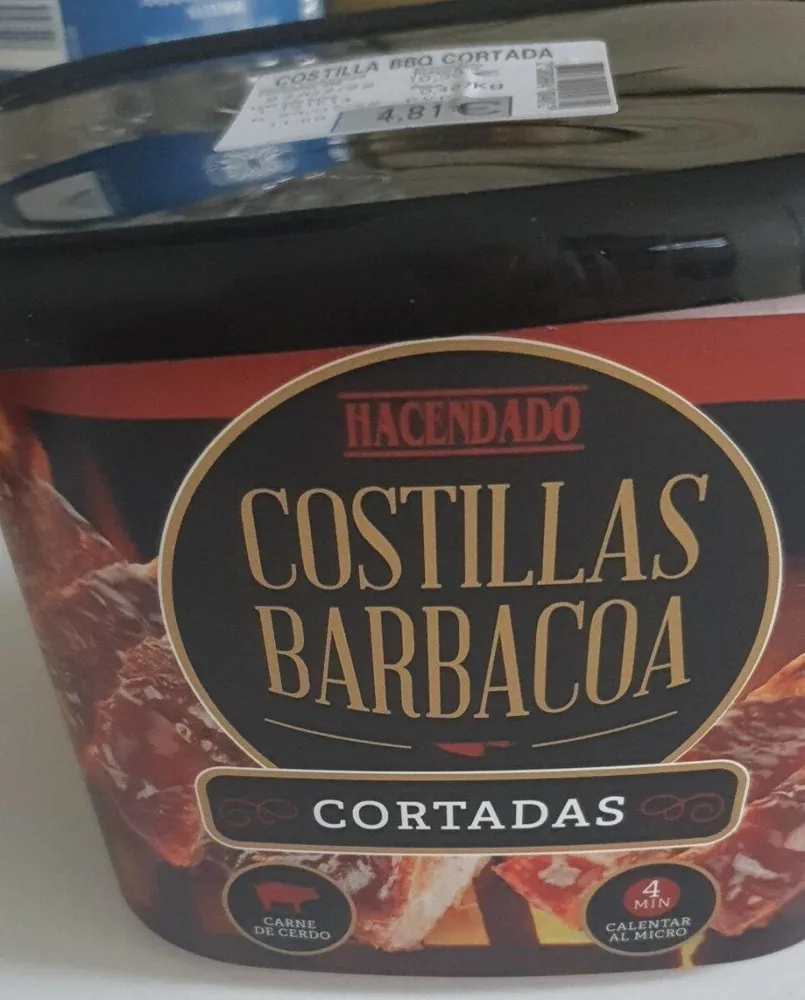 Costilla BBQ CORTADA