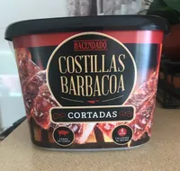 Costillas barbacoa cortadas
