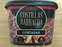 Costillas barbacoa cortadas