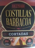 Costillas barbacoa cortadas