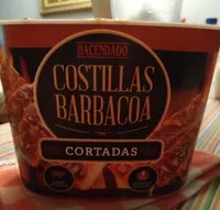 Costillas barbacoa cortadas