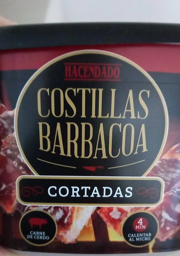 Costillas Barbacoa cortdas