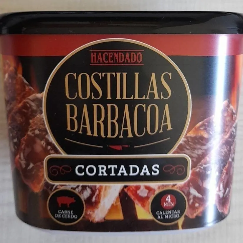 Costillas Barbacoa Cortadas