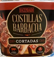 Costilla bbq cortada