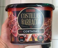 Costilla bbq cortada