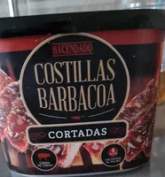 Costilla bbq cortada