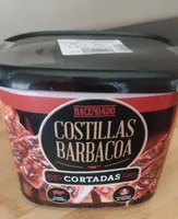 Costillas barbacoa cortadas