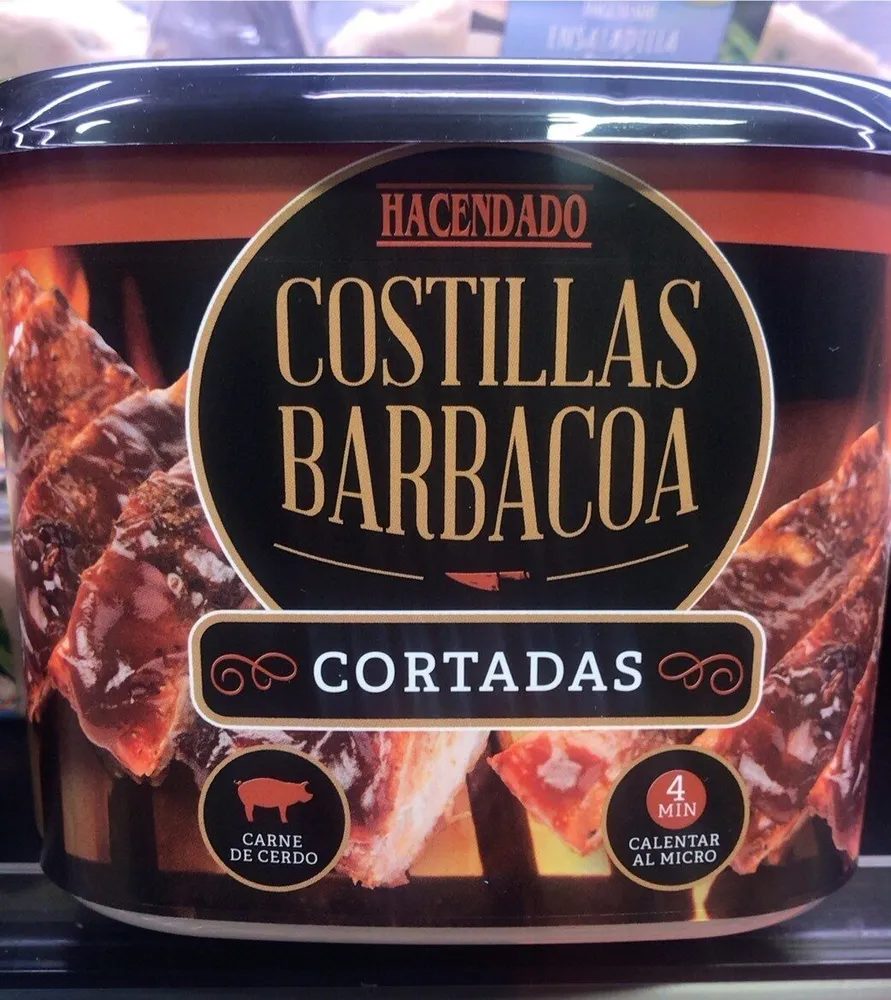 Costillas Barbacoa Cortadas
