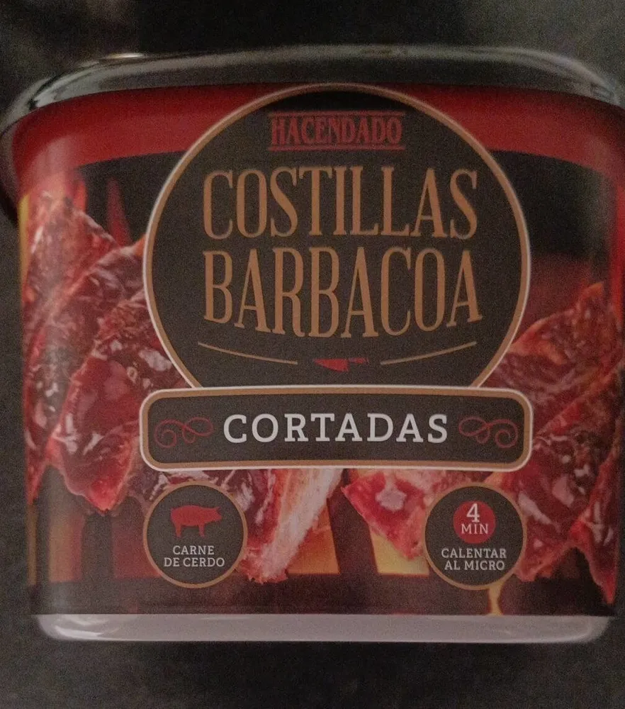 Costillas Barbacoa Cortadas