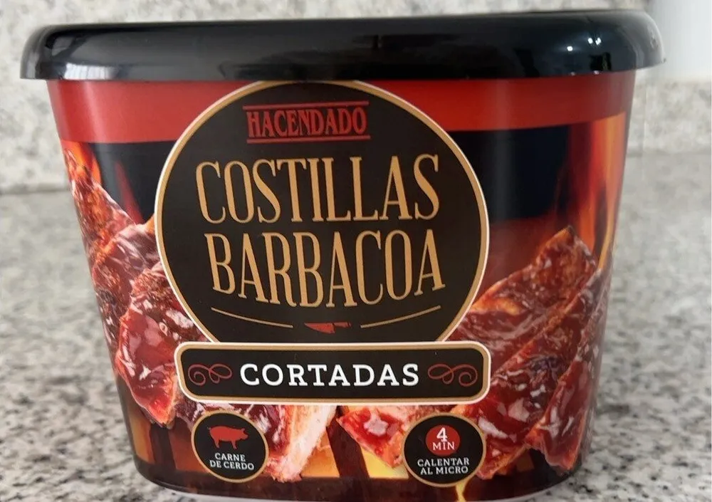 Costillas BBQ Cortadas