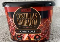 Costillas BBQ Cortadas