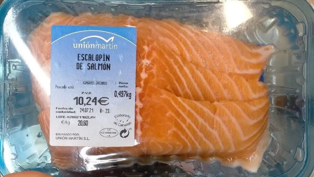 Escalopín de salmón