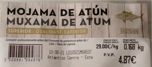 Mojama de atún