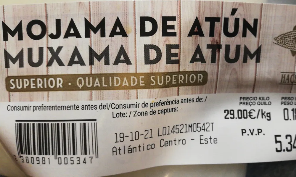 Mojama de atún