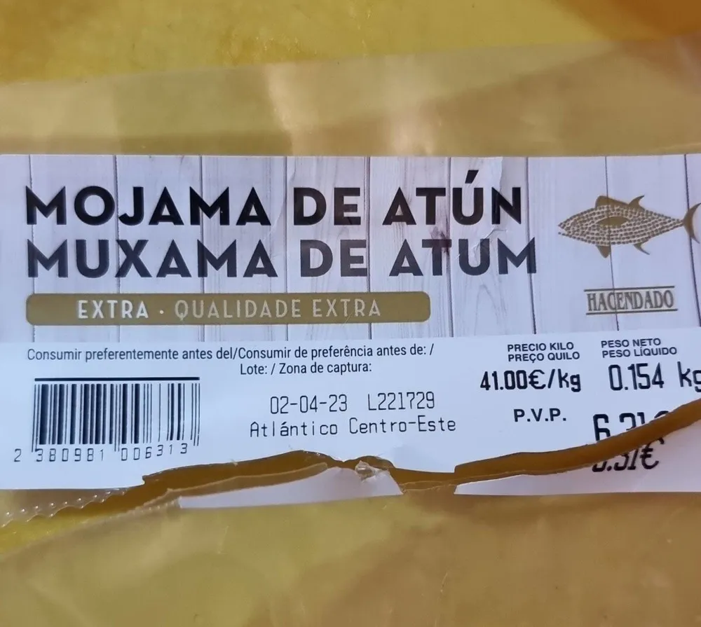 Mojama de atún