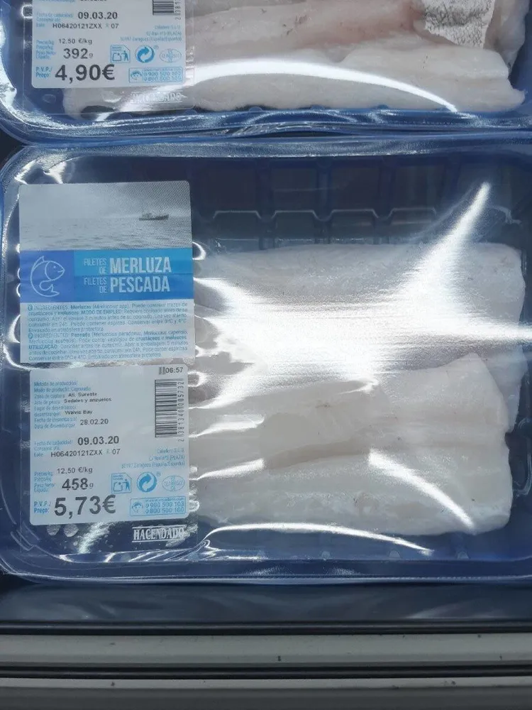 Filetes de merluza