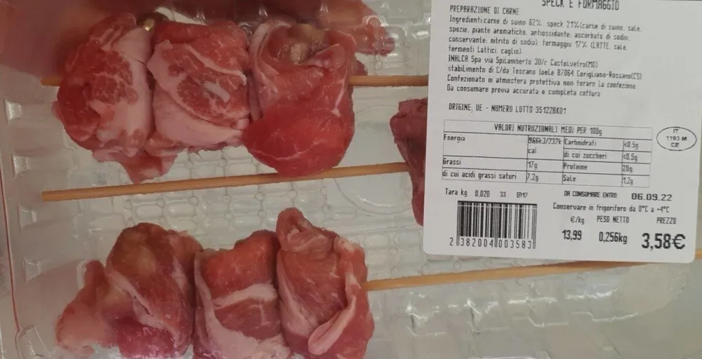 Bombetta di suino speck e formaggio