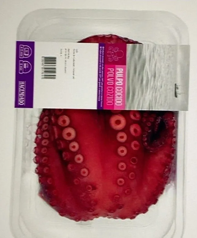 Pulpo cocido