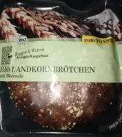 Natur Gut Bio landkornbrötchen Mit Meersalz