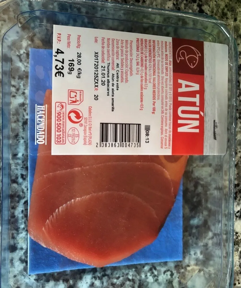 Atún de aleta amarilla