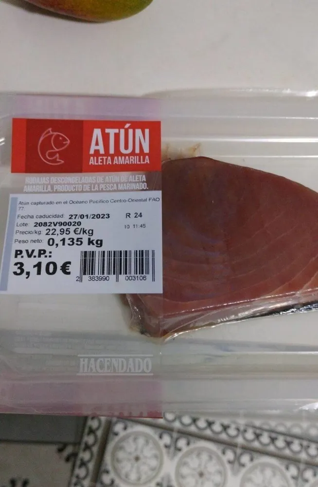 Atún aleta amarilla