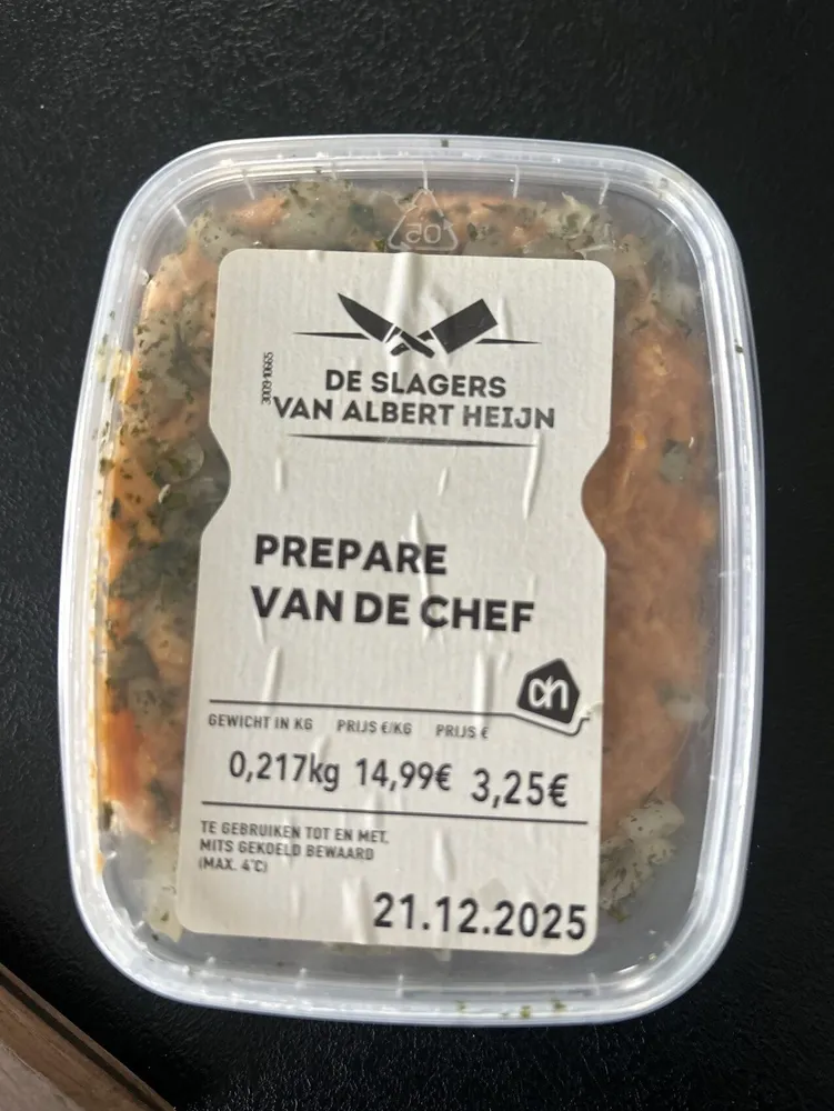 Prepare Van De Chef