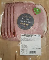 Jambon cuit supérieur fumé