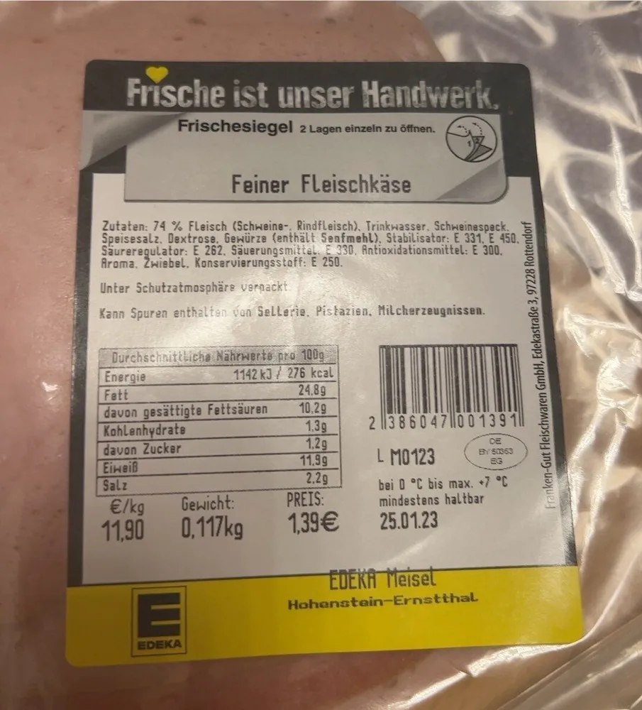 Feiner Fleischkäse