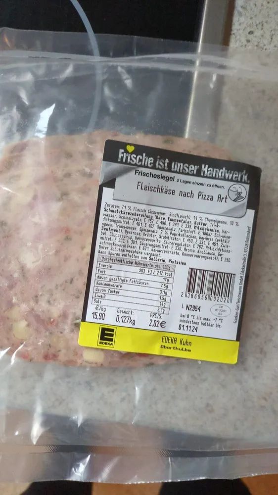 Fleischkäse Nach Pizza Art