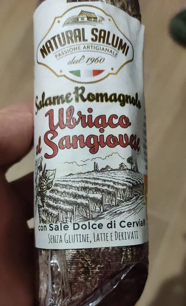 Salame romagnolo ubriaco al sangiovese
