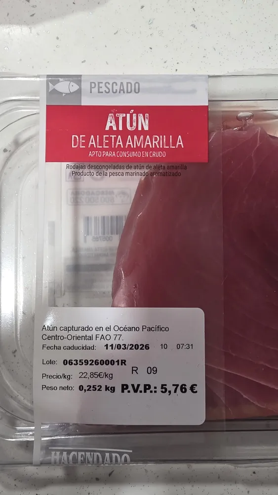 Filete de Atún