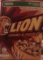 Lion caramel et chocolat